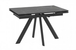 Стол раздвижной Jack-120, stone black st cer/черный в Увате - uvat.mebel-tymen.ru | фото