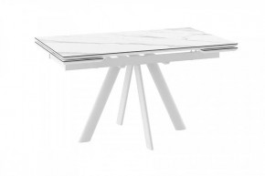 Стол раздвижной Jack-140, calakatta st cer/белый в Увате - uvat.mebel-tymen.ru | фото