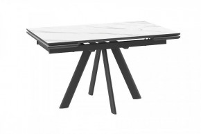 Стол раздвижной Jack-140, calakatta st cer/черный в Увате - uvat.mebel-tymen.ru | фото