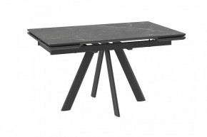 Стол раздвижной Jack-140, stone black st cer/черный в Увате - uvat.mebel-tymen.ru | фото