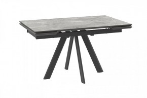 Стол раздвижной Jack-140, stone grey st cer/черный в Увате - uvat.mebel-tymen.ru | фото