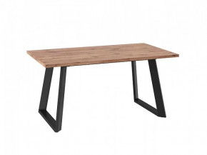 Стол раздвижной LOFT LUX-160, дуб веллингтон/черный в Увате - uvat.mebel-tymen.ru | фото