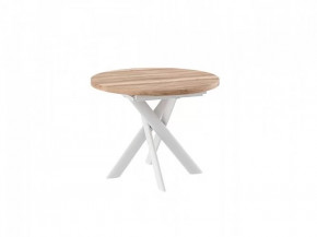 Стол раздвижной RONALDO-100, дуб каньон/белый в Увате - uvat.mebel-tymen.ru | фото