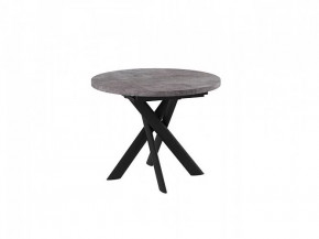 Стол раздвижной RONALDO-100, дымчатая керамика/черный в Увате - uvat.mebel-tymen.ru | фото