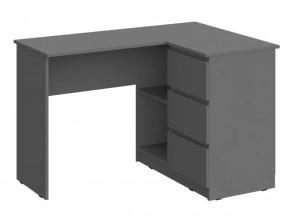 Стол угловой Челси Графит в Увате - uvat.mebel-tymen.ru | фото