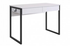 Стол Юниор белое дерево/черный муар в Увате - uvat.mebel-tymen.ru | фото