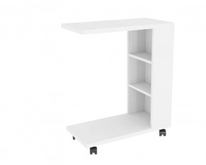 Столик прикроватный Мальта белый в Увате - uvat.mebel-tymen.ru | фото