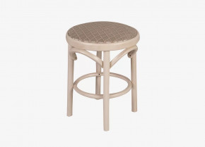 Табурет Мягкий Бежевый/Беленый дуб в Увате - uvat.mebel-tymen.ru | фото