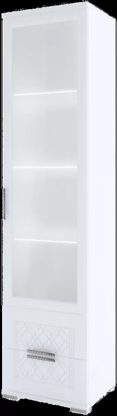 Тиффани гостиная М07 Пенал-витрина в Увате - uvat.mebel-tymen.ru | фото