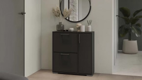 Тумба для обуви Тип 15 Антрацит в Увате - uvat.mebel-tymen.ru | фото