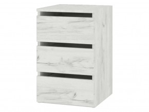 Тумба Кент-1 Секция-4 Дуб Крафт Белый в Увате - uvat.mebel-tymen.ru | фото