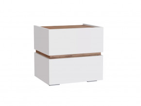 Тумба прикроватная  МС Аркон Белый/Дуб Вотан в Увате - uvat.mebel-tymen.ru | фото