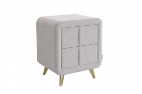 Тумба прикроватная Софи 2 галька (велюр) в Увате - uvat.mebel-tymen.ru | фото
