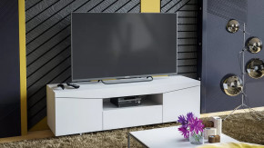 Тумба ТВ тип 1 Белый Ясень в Увате - uvat.mebel-tymen.ru | фото