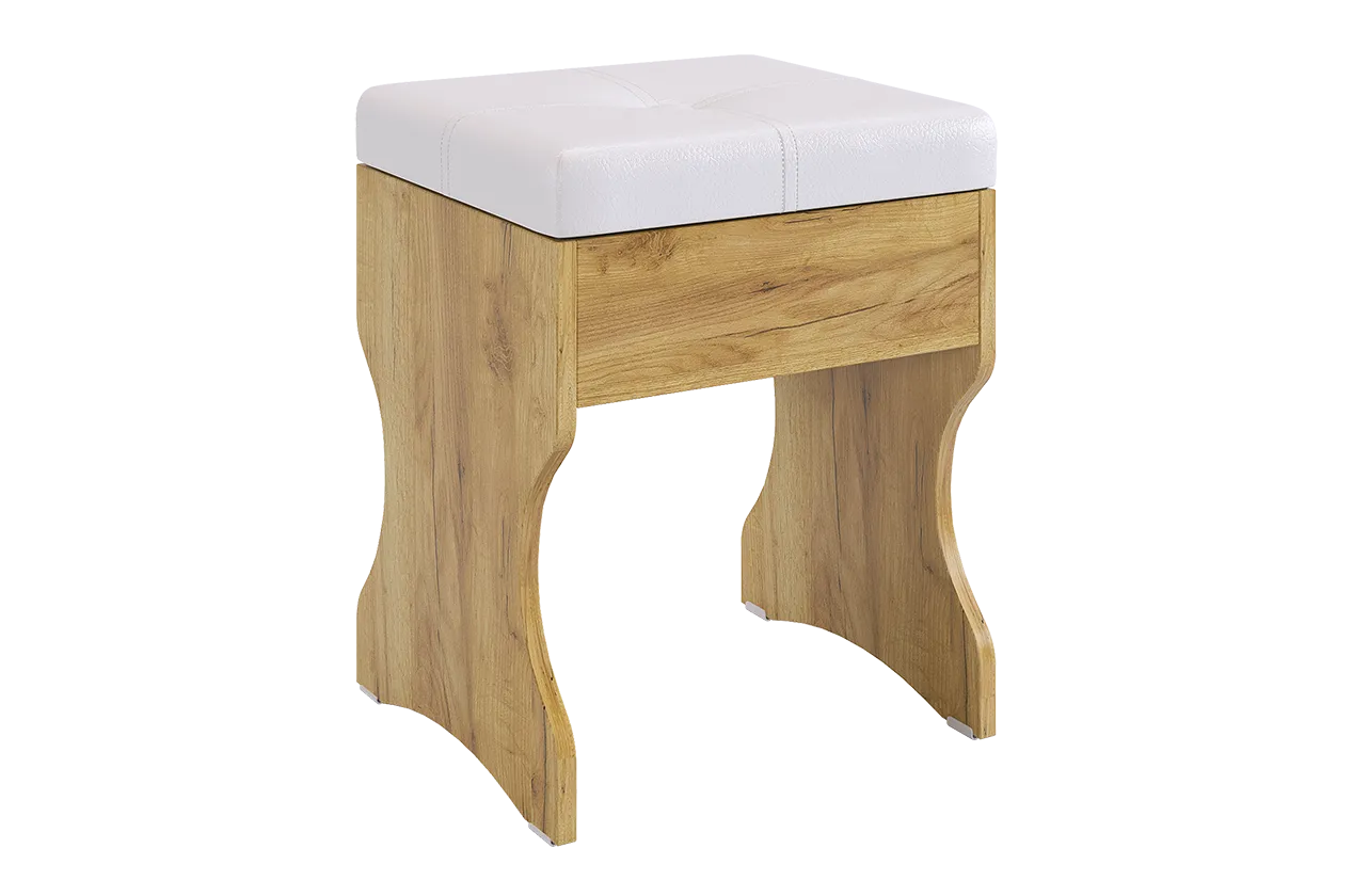 Пуф Виктория-1 дуб крафт золотой в Увате - uvat.mebel-tymen.ru | фото